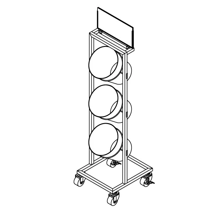 Retail Basket Display Racks (1)